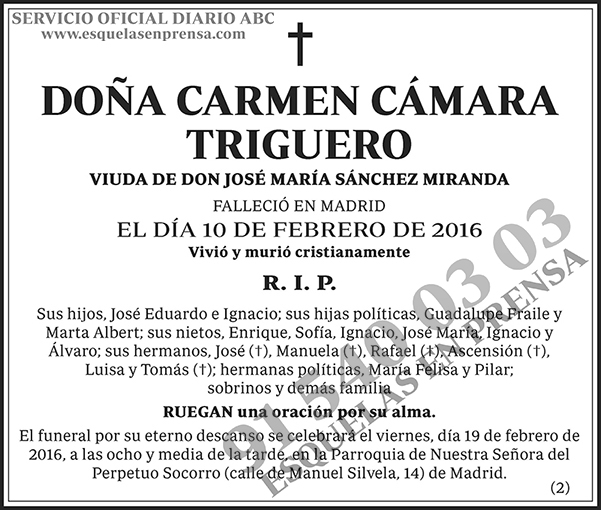 Carmen Cámara Triguero